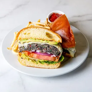 The SB Veggie Burger Lunch