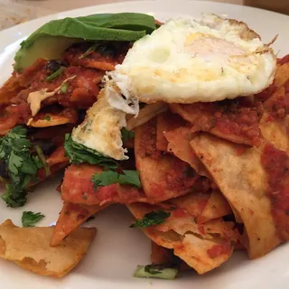 Vegan Chilaquiles Breakfast