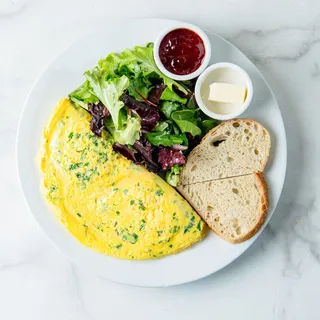 Laura Chenel Goat Cheese and Fines Herbes Breakfast