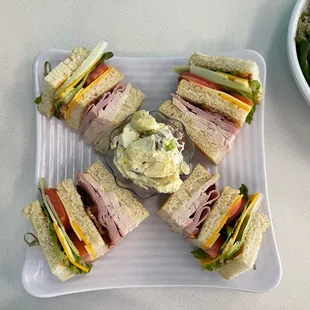 sandwiches, food