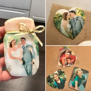 Custom photo cookie favors for weddings, showers, birthdays, business events...any occasion!