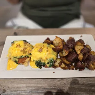 Mediterranan Benedict...om gawd , this was soo darn good