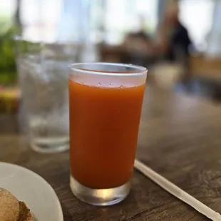 Freshly squeezed orange / strawberry juice !! It tasted as fresh as it sounds but better!!‍