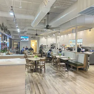 Clean spacious dining room to accommodate about 50 people +/-