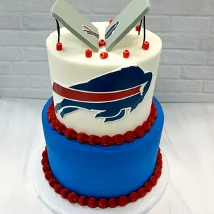 Custom cake buffalo bills