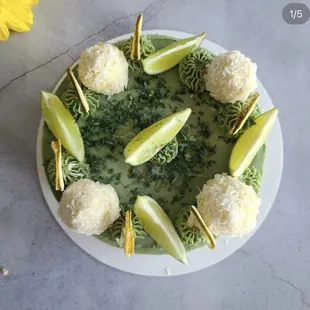 Avocado Key Lime cake