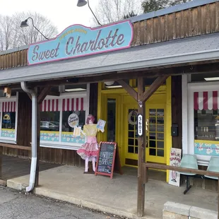 the front of the store