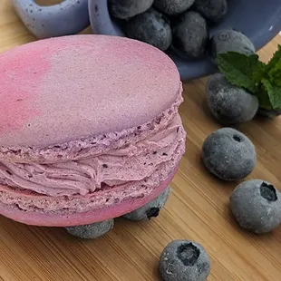 Blueberry Macaron