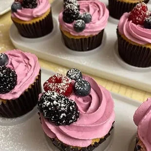 Fruit Blueberry Cupcake
