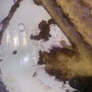 Burned cake