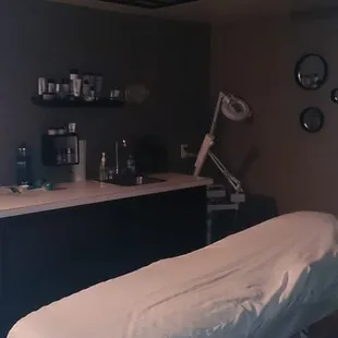Nice area for facials...
