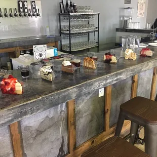 Beer and Cheesecake tasting at Zaftig Brewing Co.
