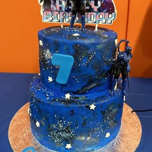 Blue Bettle Cake