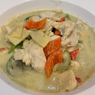 Green Curry Coconut Chicken