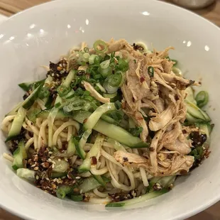 Cucumber Spicy Noodles