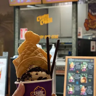 Coffee ahboong w/Oreo &amp; Nutella ~$6