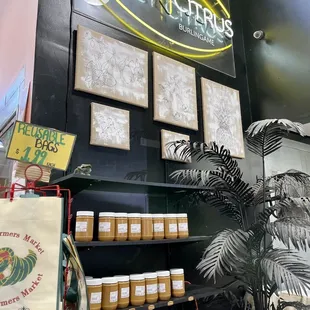 They sell their own Almond Butter