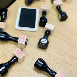 A simple stamp to tell you what's what.