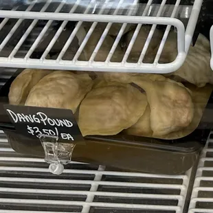 Pierogi... buffalo chicken inside