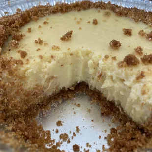 Inside calamansi pie