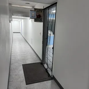 Follow the hallway to the Cafe.