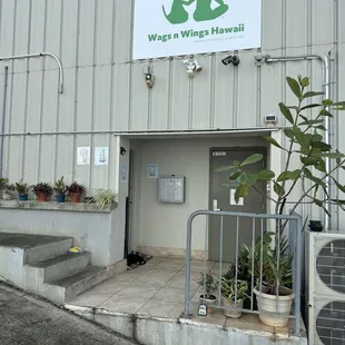 View of outside entrances