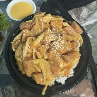 Ahi Poke Bowl and Vegetarian Tofu Poke Bowl