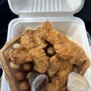 Chicken And Bubble Waffle