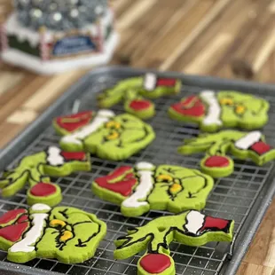 Grinch Sugar Cookies