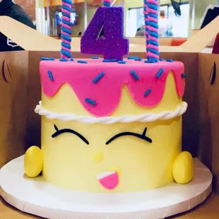 a birthday cake in a box