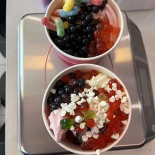 We went back again for more yogurt and boba.