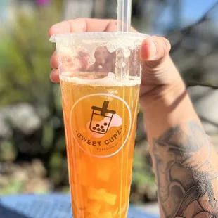 Pineapple w Passion Fruit Jasmine Green Tea!
