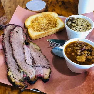 As good as a plate of brisket gets!