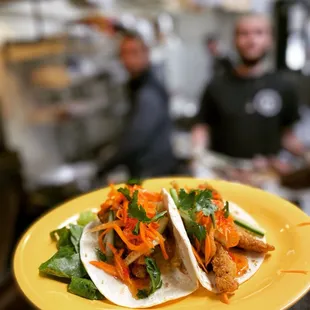 Bahn Mi Catfish Tacos on Friday Special