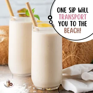 This flavorsome and healthy smoothie will transport you to a tropical island! 
-
Why can&apos;t every week be a vacation, especially a beach.