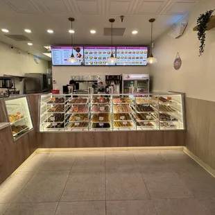 the counter area