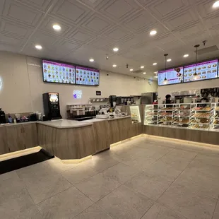 the counter area