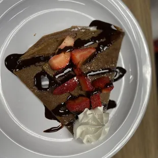 Chocolate crepe