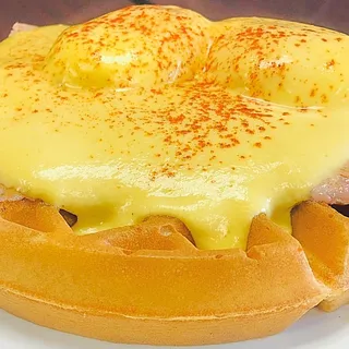 Belgian Waffle Benedict