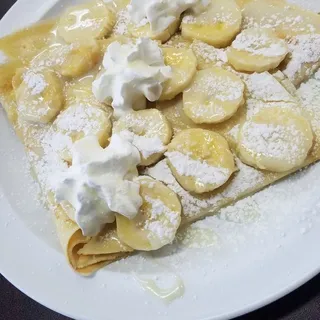 Banana & Creme Crepes