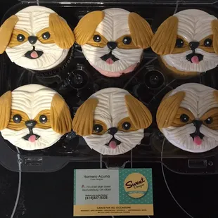 dog cupcakes