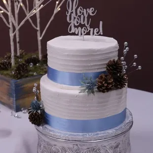 a wedding cake