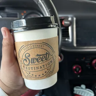 Small Hot Caramel Latte