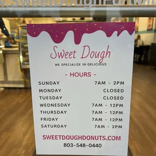 New hours 10/27/24