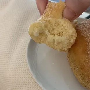 Hair in donut