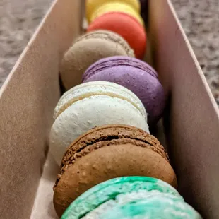 Assorted macarons