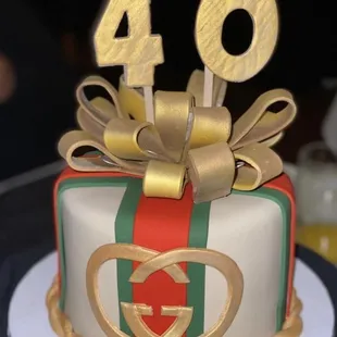 Custom Gucci Cake design
