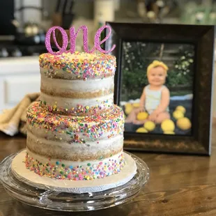 1st birthday funfetti