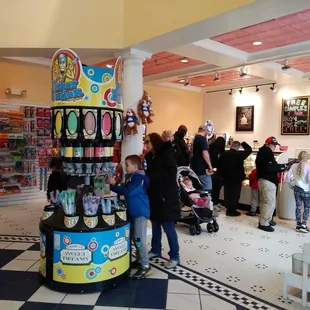 Kid in a candy store