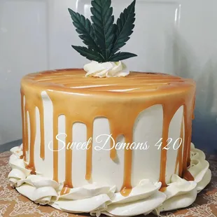 Cannabis infused carrot cake
